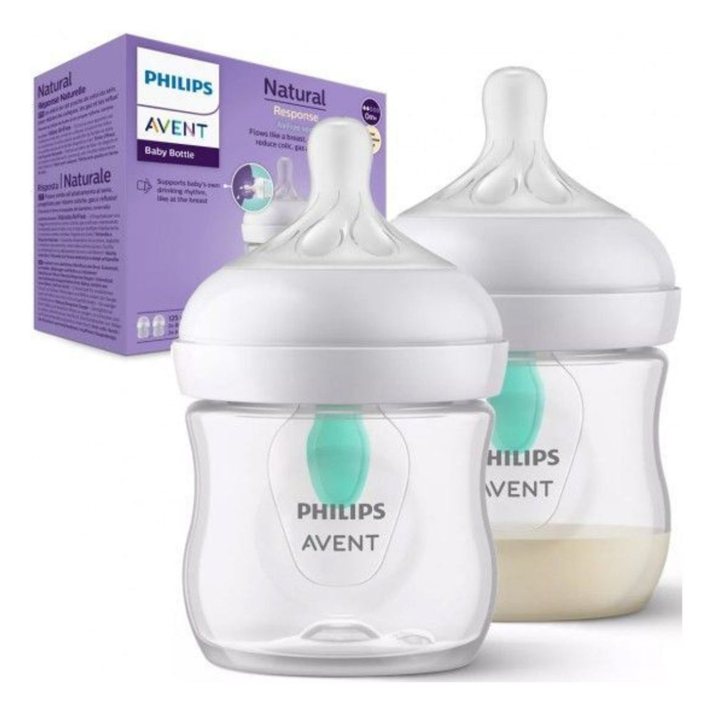 De babyflessen natural response met airfree-ventiel 125 ml van het merk Philips Avent zijn de ideale babyflesjes voor jouw kindje. Deze flessen zijn namelijk voorzien van een 'natuurlijke zuigreflex speen' en heeft een unieke opening die alleen melk toelaat als je kindje daadwerkelijk actief aan het drinken is. VanZus