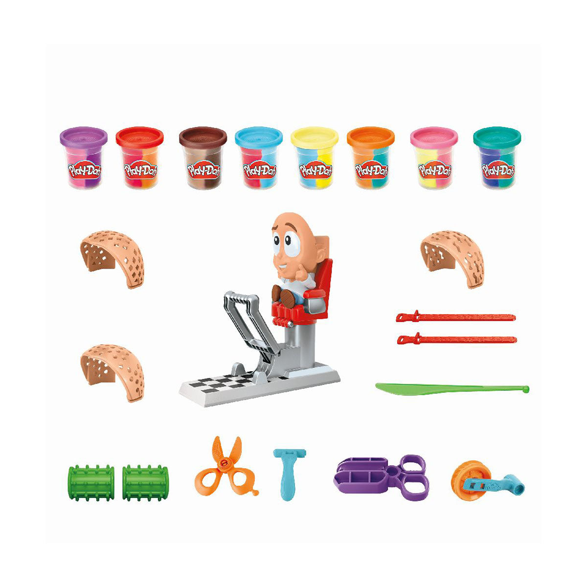 Lekker kliederen en creatief bezig zijn, welk kind houdt daar niet van?! Met deze super stylist set van het merk Play-Doh is dat geen probleem!  In de Play-Doh kapsalon ben jij de Super Stylist! Hier maak je de meest kleurrijke creatieve kapsels. VanZus