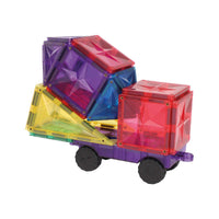 De Cleverclixx Wheels pack intense 25 stuks is een super leuke set met magnetische bouwstenen voor elk kind dat dol is op voertuigen. Met deze leuke set kan jouw kindje namelijk helemaal zelf een voertuig maken! VanZus.