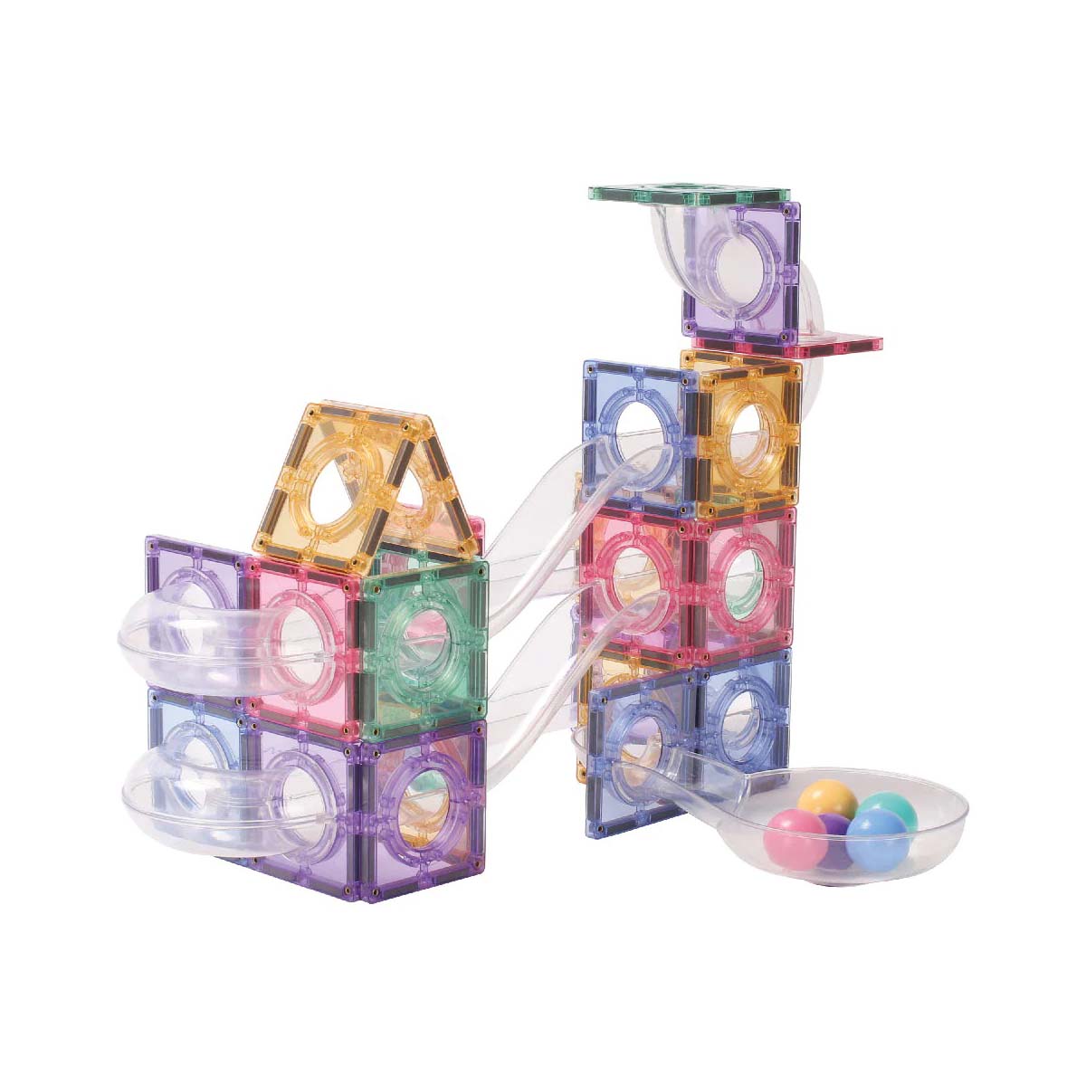Met de Cleverclixx ball run creative pack pastel knikkerbaan 70 stuks kan jouw kindje urenlang spelen. Dit open einde speelgoed zorgt ervoor dat jouw kindje al zijn creativiteit kwijt kan. VanZus.