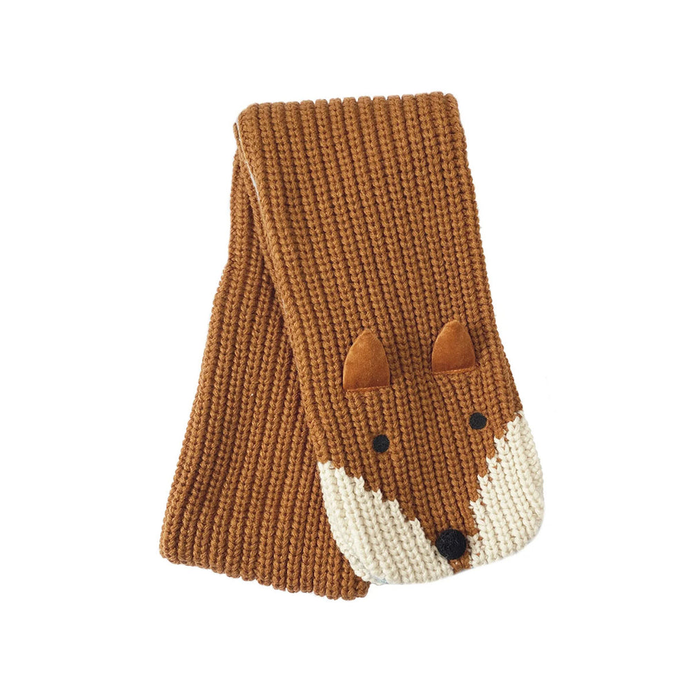Met de Rockahula felix fox gebreide sjaal, een bruine sjaal met aan het ene uiteinde een vossenhoofdje, loopt jouw kindje er stijlvol en warm bij deze winter. De leukste winteraccessoires koop je bij: VanZus