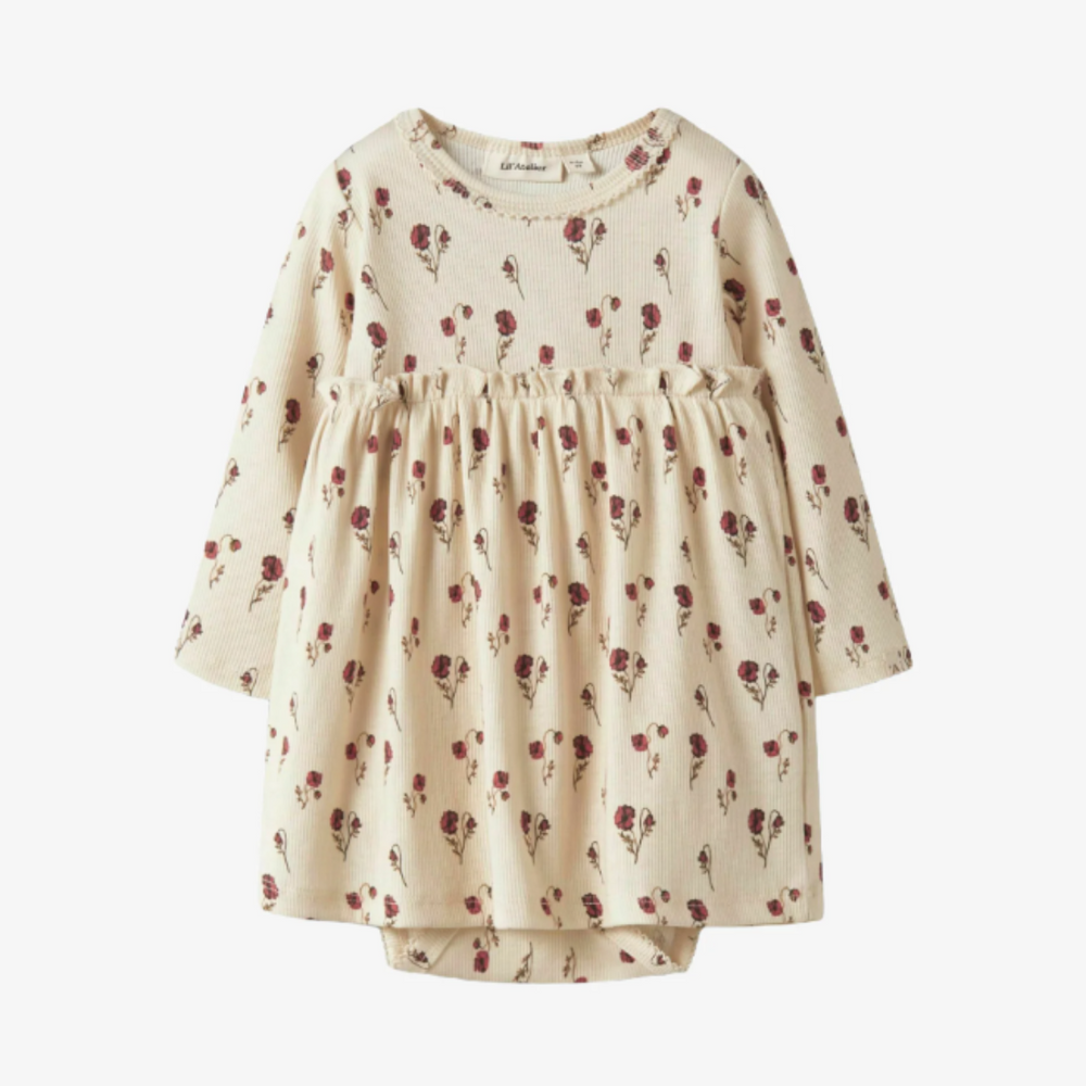 Lil' Atelier baby lavo eko romperjurk turtledove