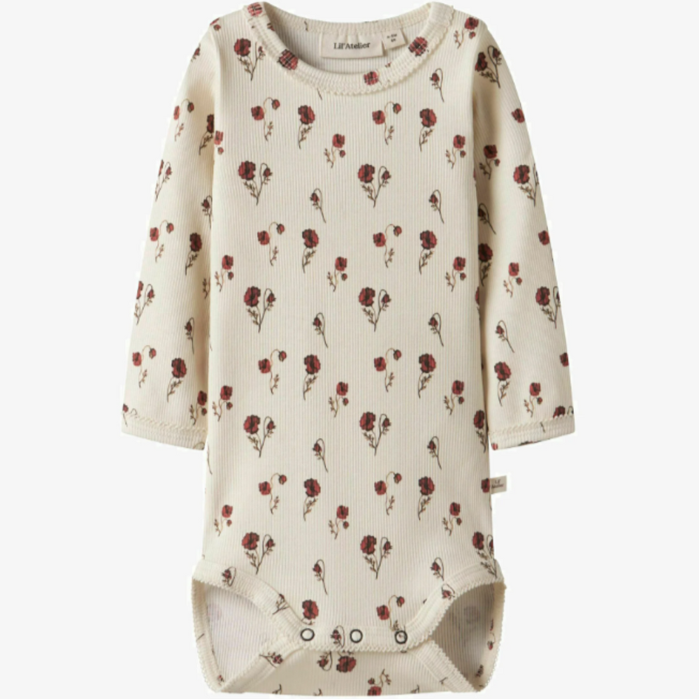 Lil' Atelier baby lavo egi slim rompertje turtledove