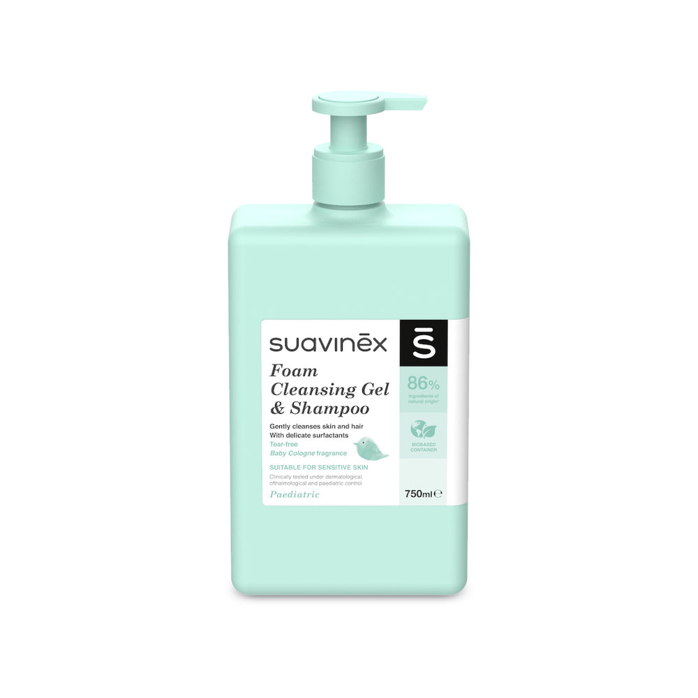 Suavinex baby schuimende douchegel & shampoo 750ml
