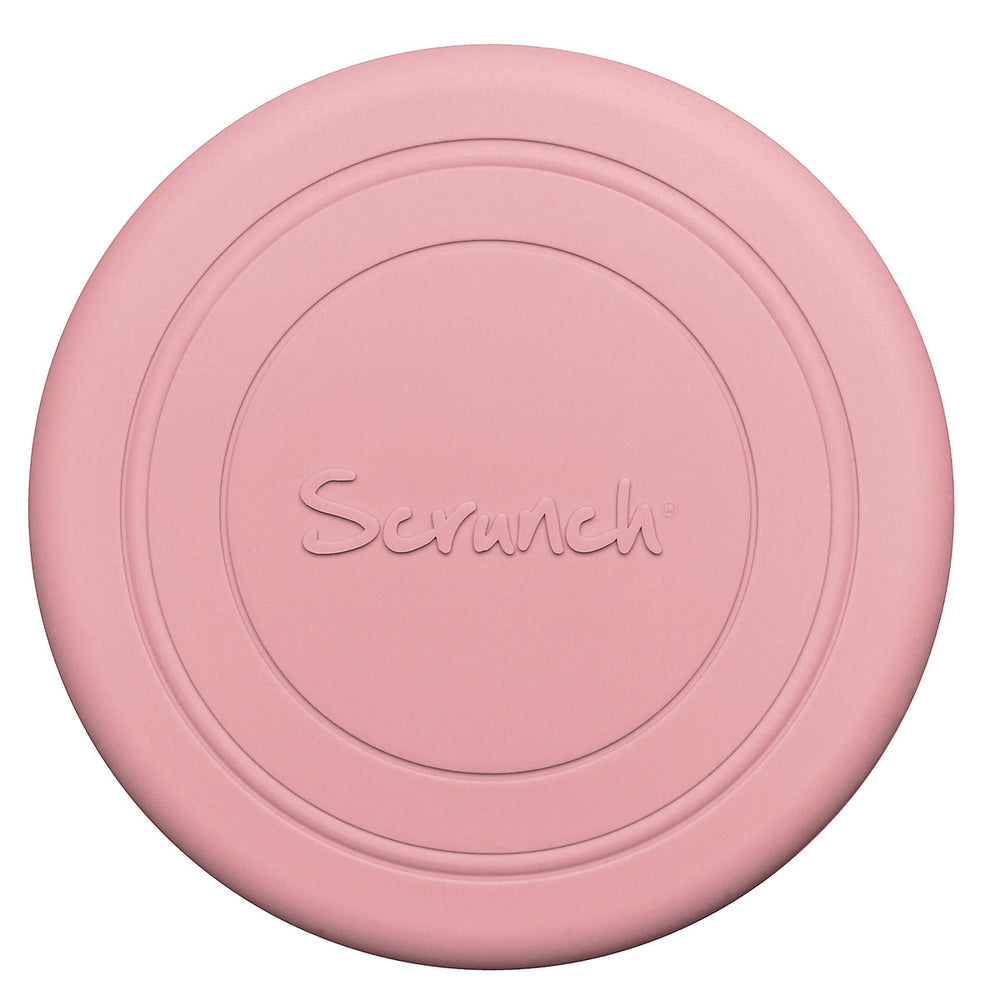 Flexibel en opvouwbaar: de frisbee oud roze van Scrunch. Frisbeeën op het strand of in de tuin. Gemaakt van siliconen, eenvoudig mee te nemen. Milieuvriendelijk, kan tegen extreme temperaturen. VanZus