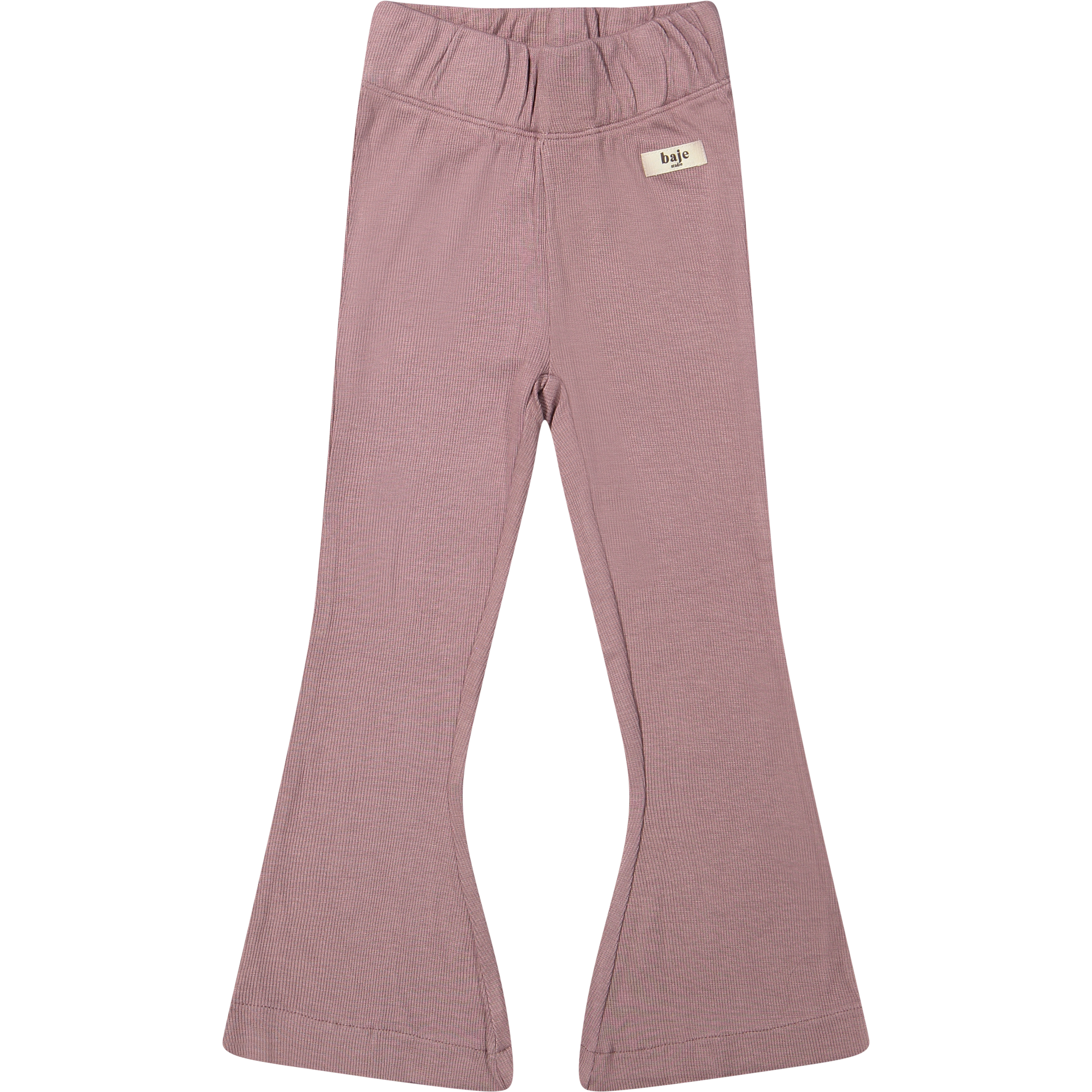 Baje Studio seiry flared broek purple plum