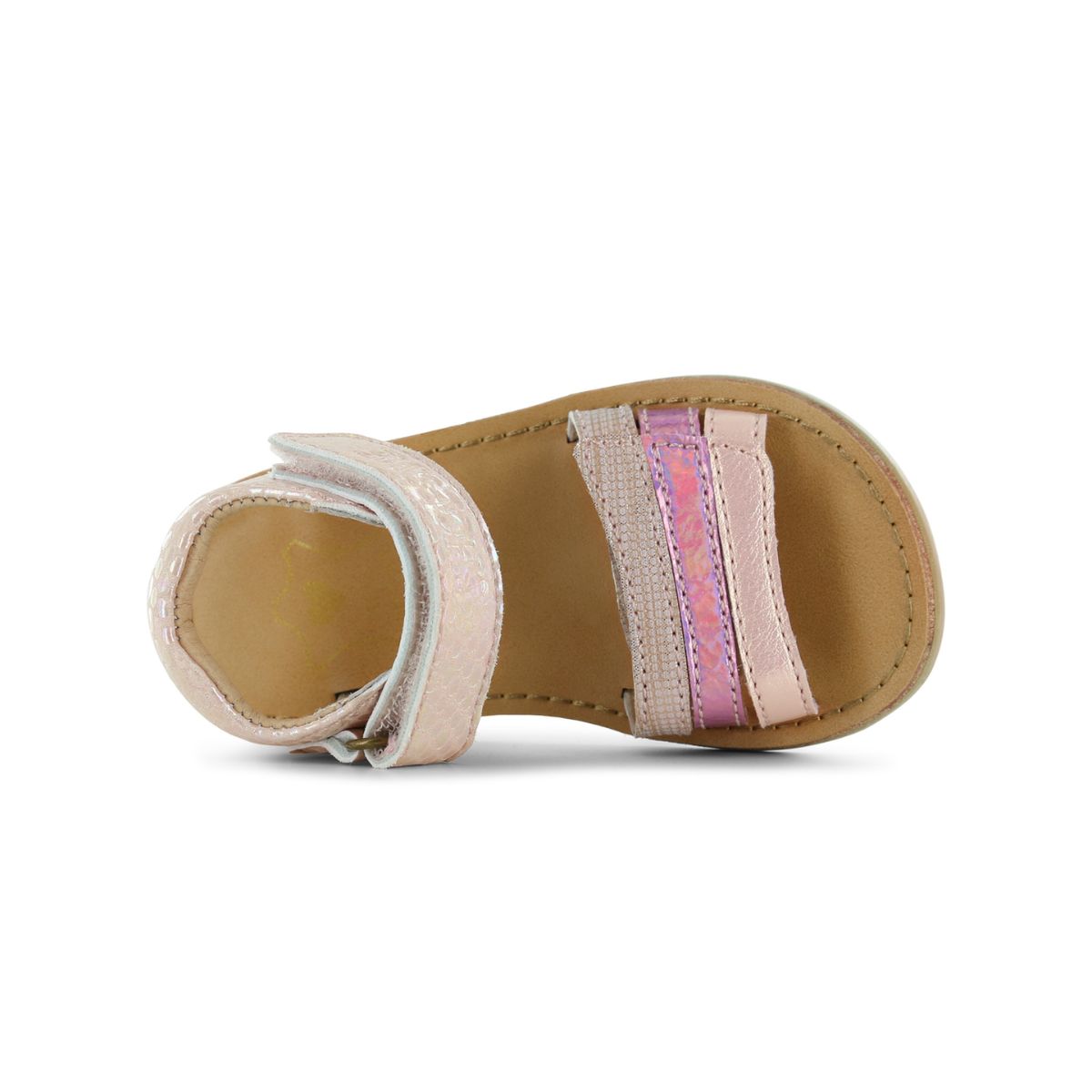 Shoesme classic sandaal pink metallic