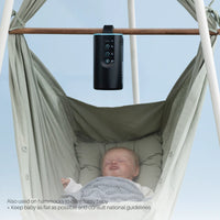 De Sleepytroll Baby Rocker: automatische wiegbewegingen, ingebouwde sensoren, instelbare snelheden, veilig, lichtgewicht en 30 uur batterij. Geschikt voor kinderwagens en wiegjes. VanZus