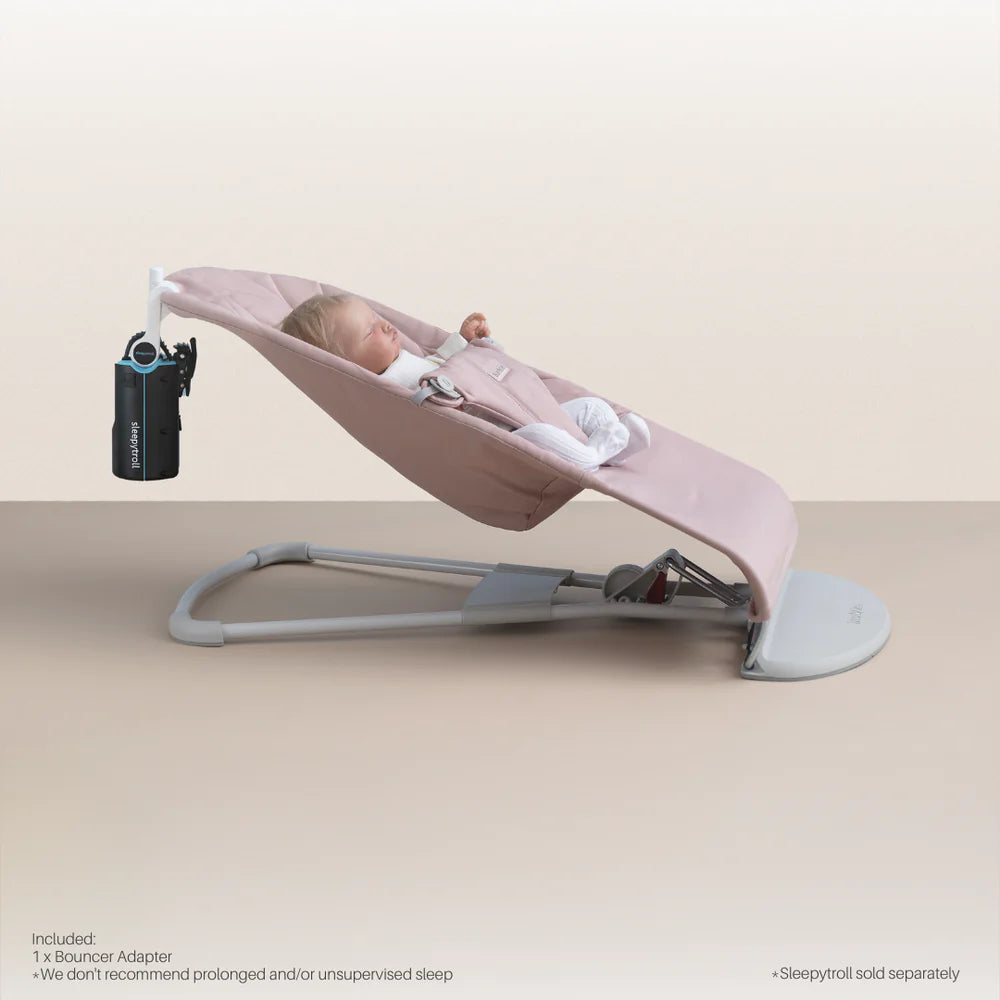 Ontdek de Sleepytroll baby rocker wipstoel adapter: integreert wiegbewegingen in je wipstoel voor rust en comfort. Geschikt voor diverse modellen, compact en eenvoudig te installeren. VanZus