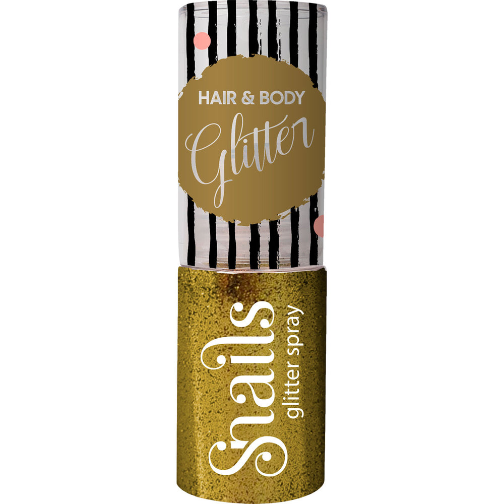 Glitters zijn altijd een goed idee! De hair & body glitter van het merk Snails in de variant glamour mag niet ontbreken in make-up doos. Kleur goud, voor haar en lichaam, eenvoudig af te wassen met water. VanZus