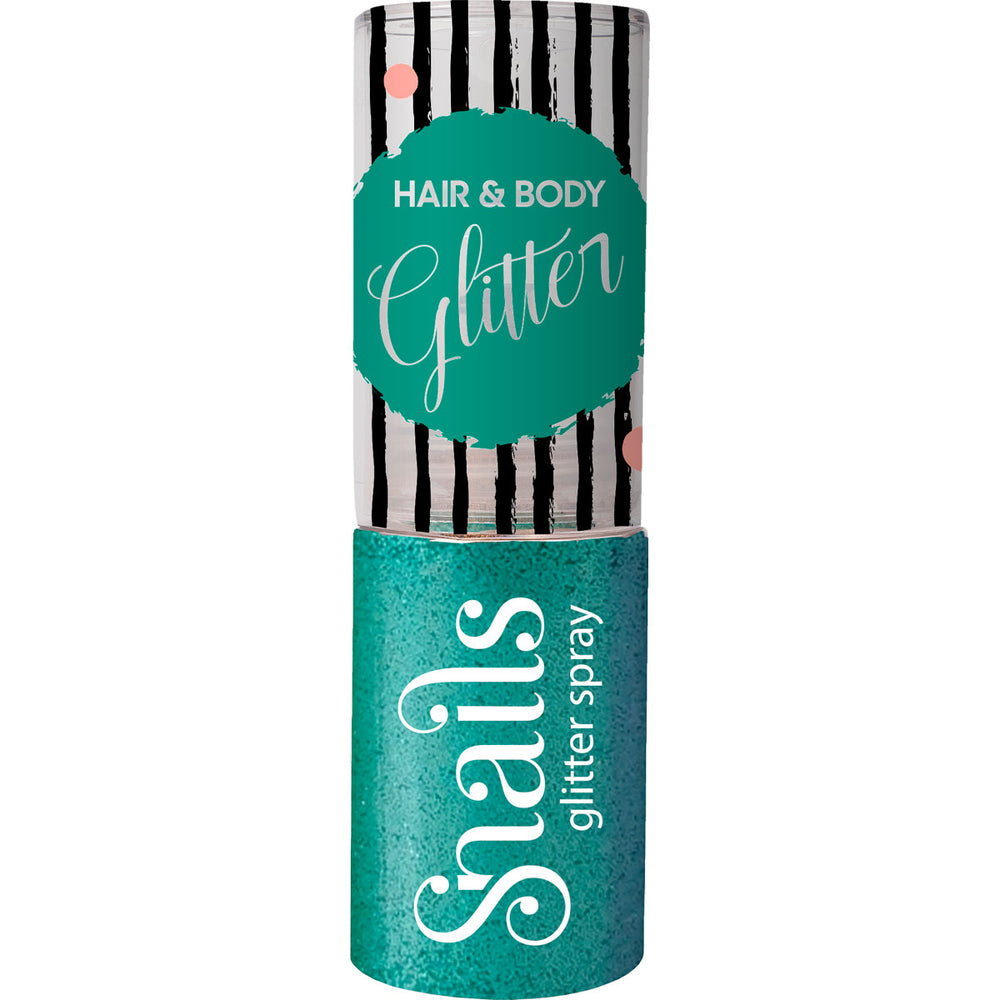 Glitters zijn altijd een goed idee! De hair & body glitter van het merk Snails in de kleur turkoois mag niet ontbreken in make-up doos. Voor haar en lichaam, volwassenen en kinderen. Afwasbaar met water. VanZus