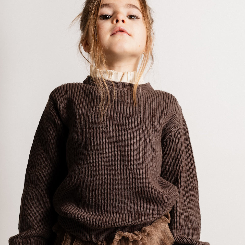 Baje Studio soho trui brown choco