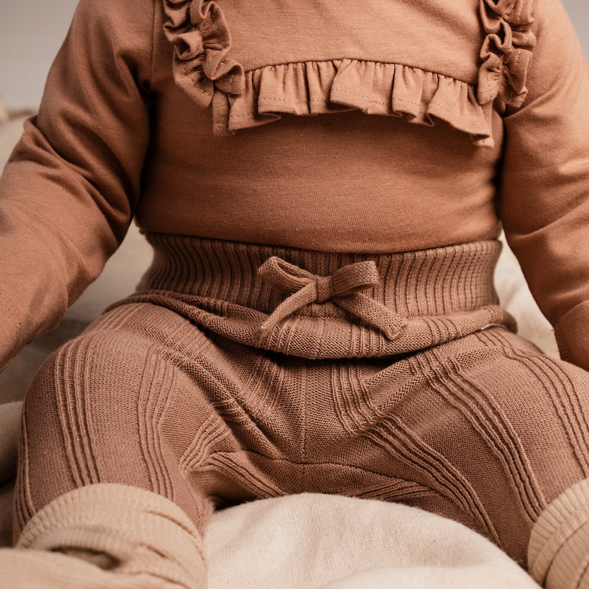 Baje Studio soral baby legging peach almond
