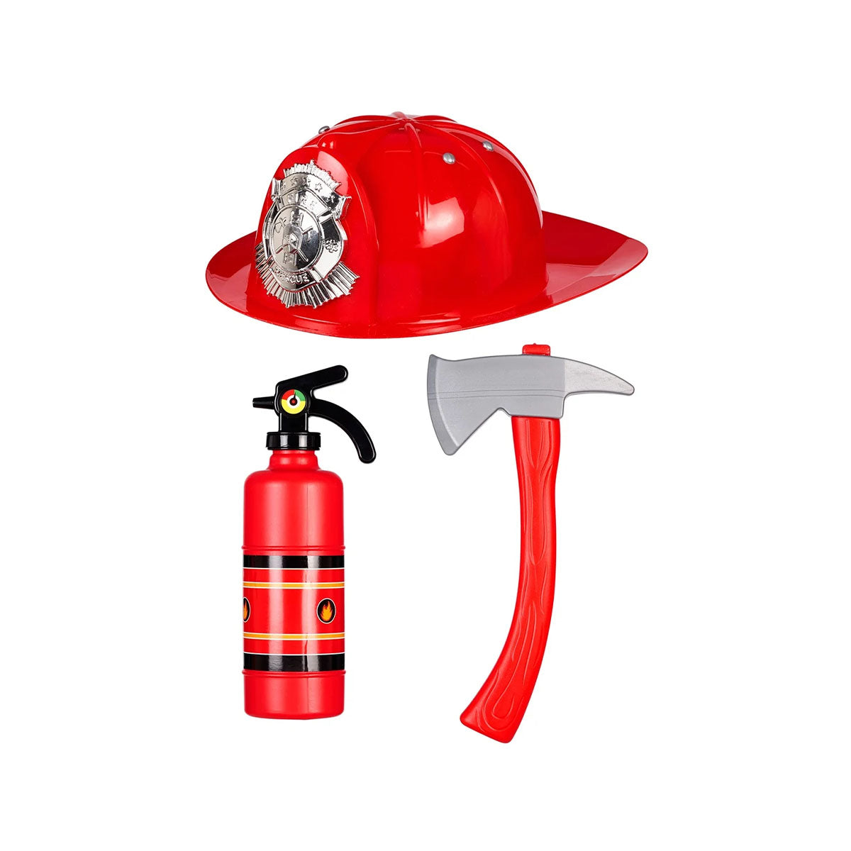 Speelt jouw kindje graag een brandweerman na? Dan is deze brandweerman set van het Nederlandse merk Souza! ideaal! Met deze leuke verkleedset kan je kindje zichzelf helemaal omtoveren tot brandweerman. VanZus