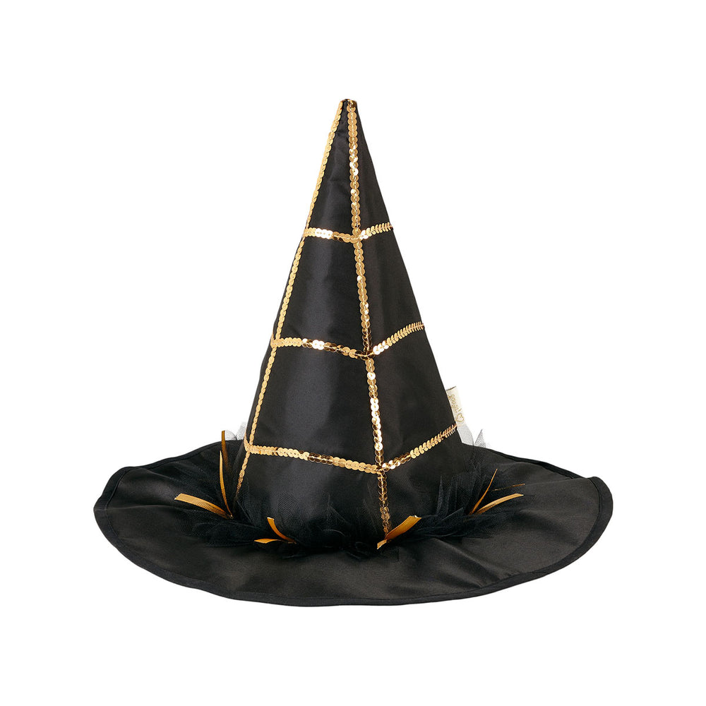 Met deze evilian heksen hoed van het Nederlandse merk Souza! wordt je kindje in een handomdraai omgetoverd tot een heks. Ideaal voor een verkleedpartijtje, een toneelstuk of om gewoon mee te spelen. VanZus