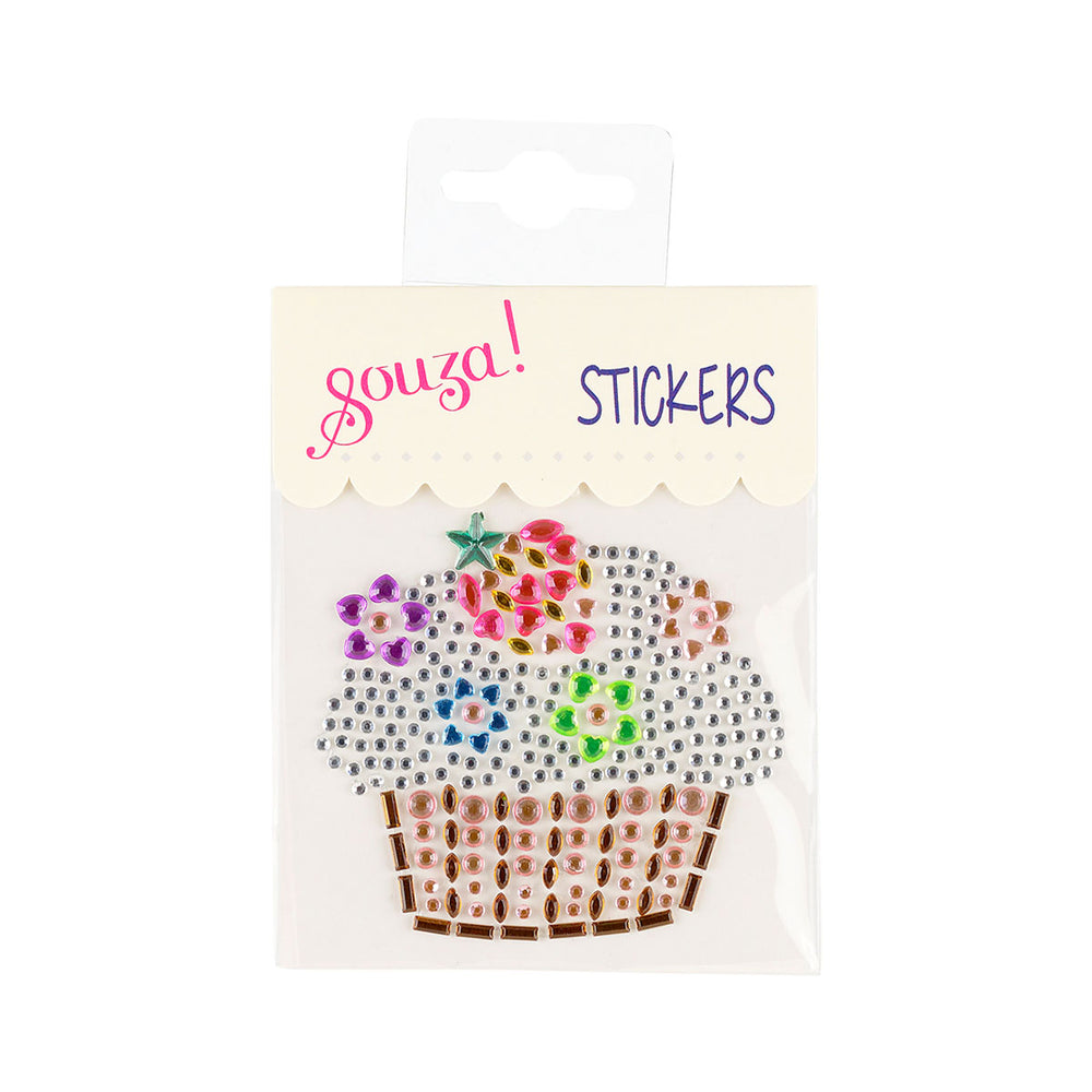 Versier je mooiste tekeningen met deze fun stickers cupcake van het Nederlandse merk Souza! Deze stickers in de vorm van een cupcake zijn superleuk om mee te knutselen en om je kunstwerkjes mee te versieren. VanZus
