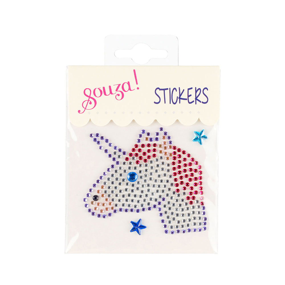 Versier je mooiste tekeningen met deze fun stickers eenhoorn van het Nederlandse merk Souza! Deze stickers in de vorm van een eenhoorn zijn superleuk om mee te knutselen en om je kunstwerkjes mee te versieren. VanZus