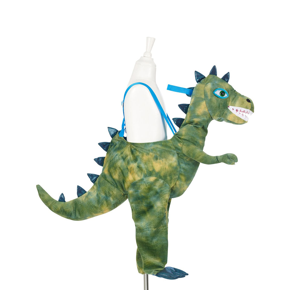 Is je kindje gek op dino's? Met dit leuke ride on tyrannosaurus pak van het Nederlandse merk Souza! lijkt het net alsof je kindje op een dino zit. Het is een ideaal item voor verkleedfeestjes, Halloween en speelpartijtjes, omdat je kind het pak supermakkelijk aantrekt, maar hij of zij er meteen geweldig uitziet! VanZus