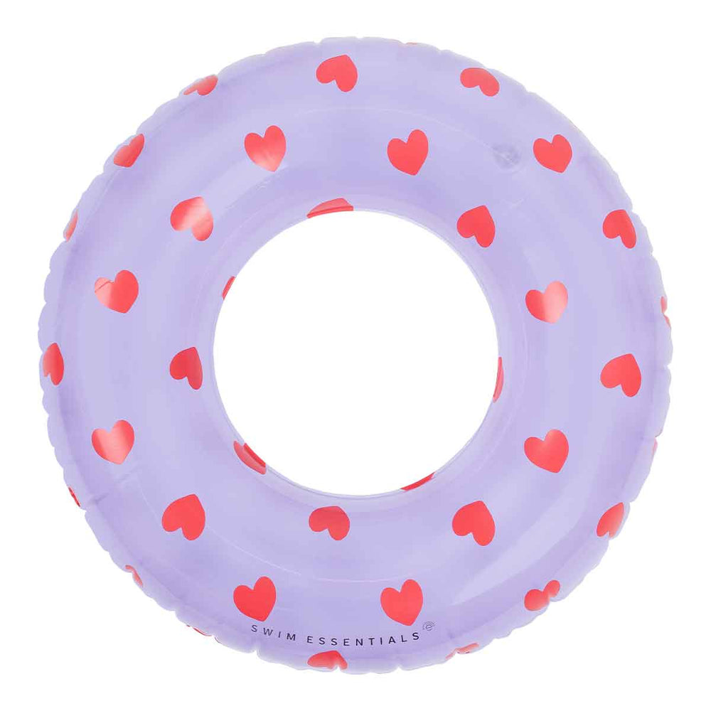 De Swim Essentials zwemband 55 cm lila heart transparent is het perfecte accessoire voor je kind tijdens een dagje bij het zwembad of de zee. Deze leuke zwemband ziet er vrolijk uit en zorgt voor veel plezier. VanZus.