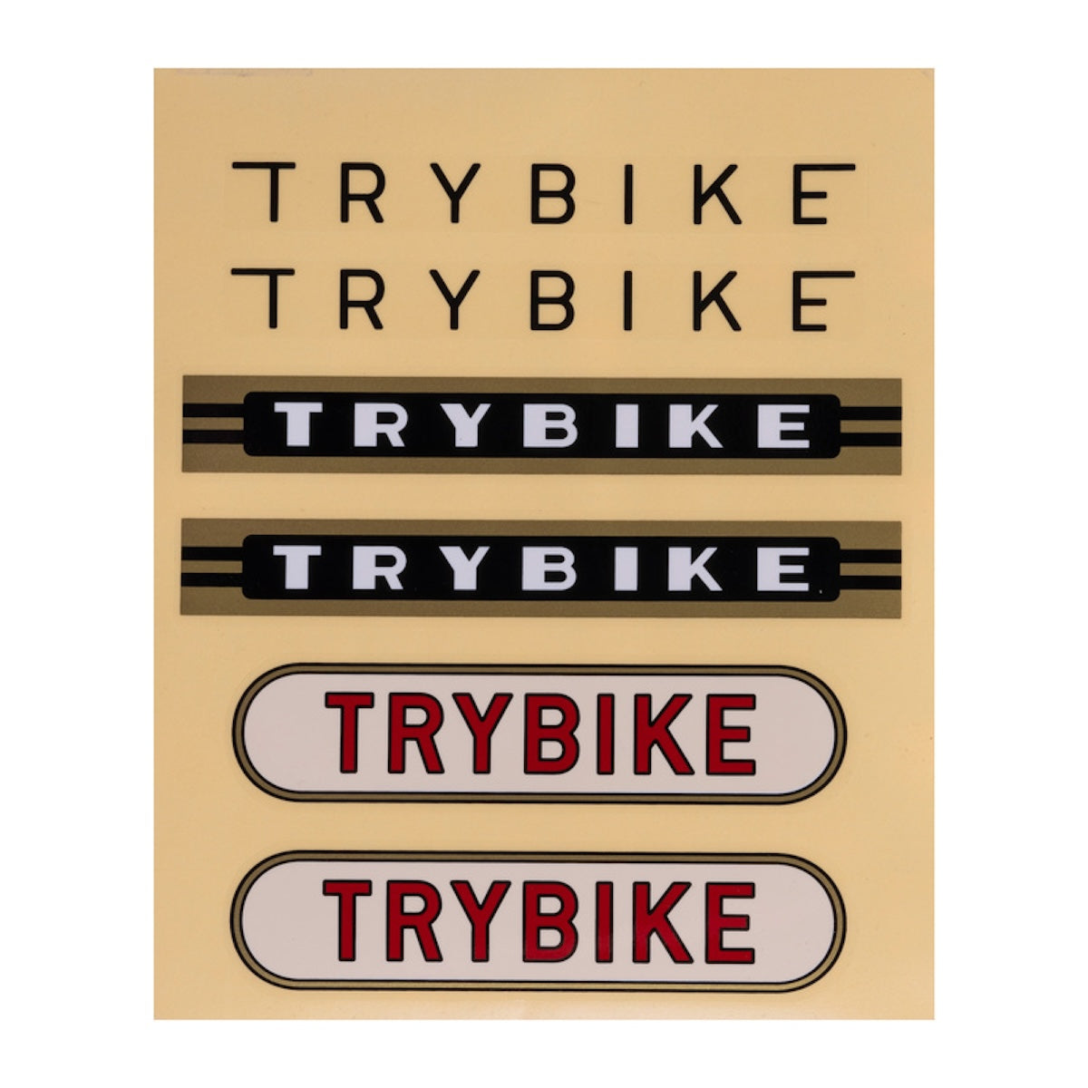 Triciclo 2 en 1 de acero Trybike crema vintage