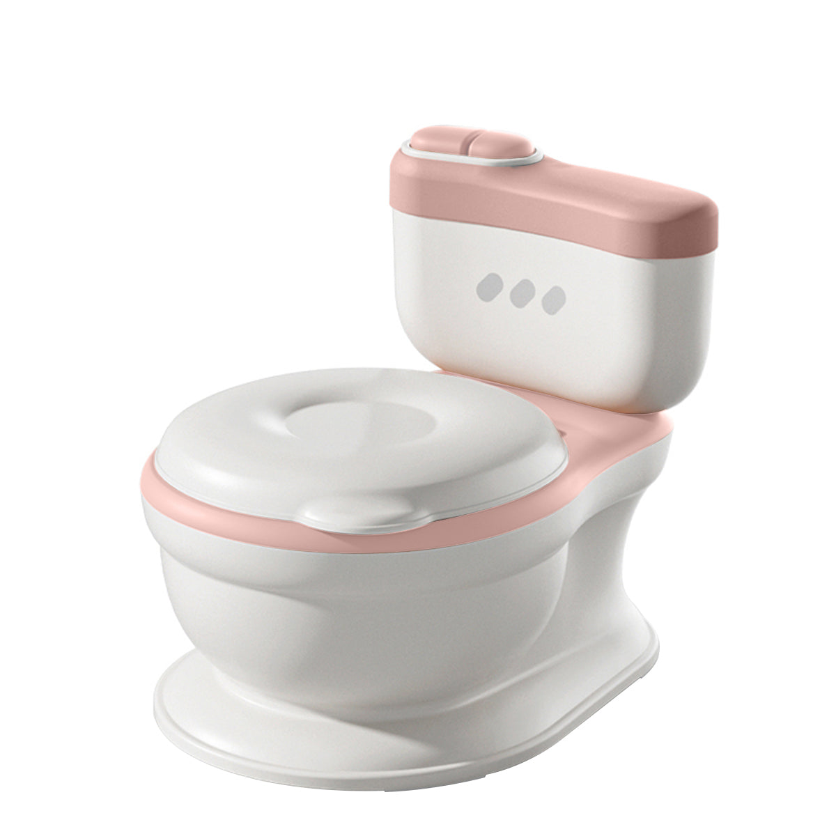 Ontdek dit realistische Tryco potje met geluiden pink. Dit schattige potje ziet eruit als een echte wc, waardoor het zindelijkheidsproces van je kleintje niet alleen een stuk leuker wordt, maar het realistische ontwerp stimuleert je kleintje ook om de overstap naar een echte wc makkelijker te maken. Vanzus