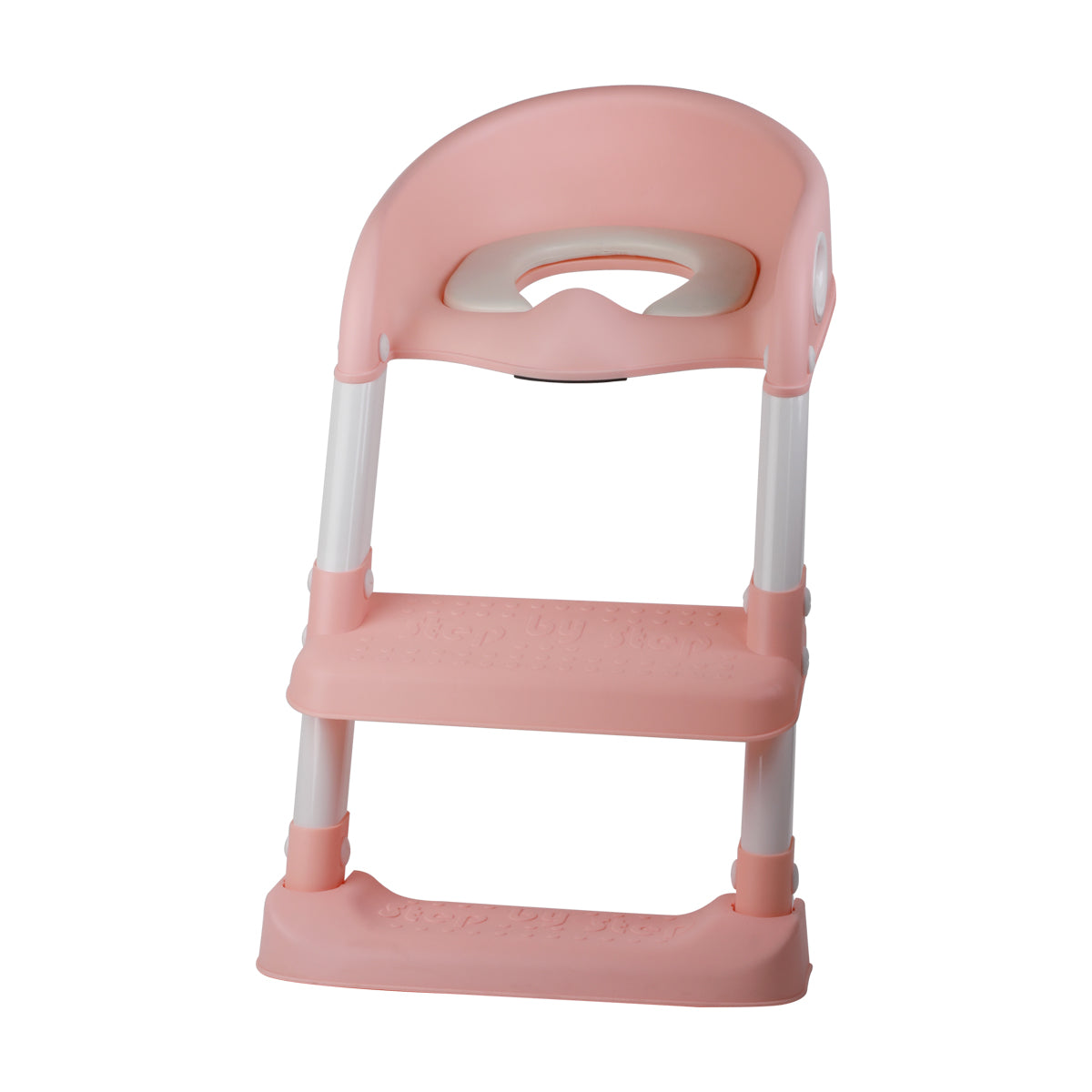 Tryco toiletverkleiner met trap pink