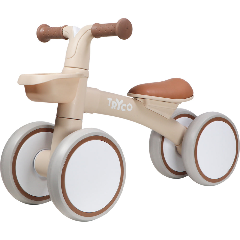 Met de Tryco loopfiets luna off white heb je de perfecte eerste fiets voor je kleintje. De loopfiets is de ideale voorbereiding op een echte fiets. Je kleine fietskampioen leert in no-time het evenwicht te bewaren. VanZus