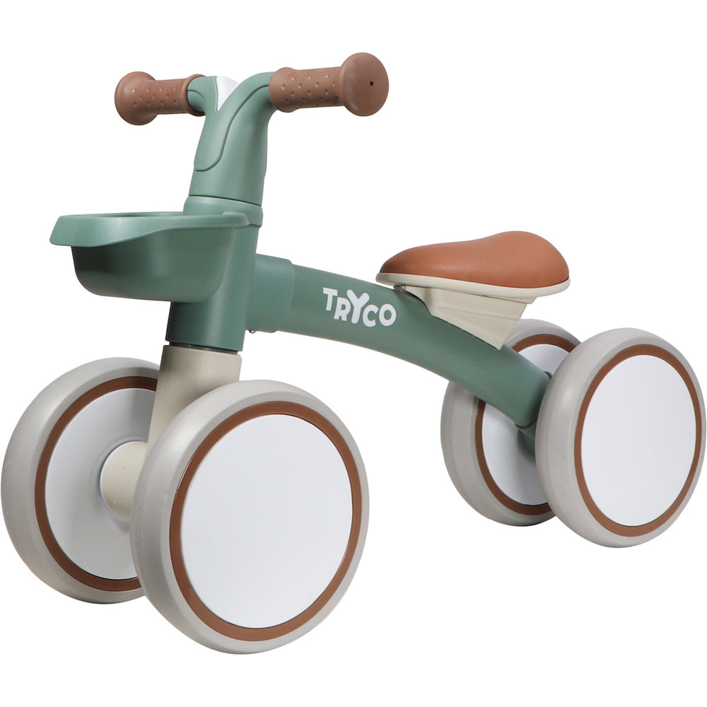 Met de Tryco loopfiets luna stonegreen heb je de perfecte eerste fiets voor je kleintje. De loopfiets is de ideale voorbereiding op een echte fiets. Je kleine fietskampioen leert in no-time het evenwicht te bewaren. VanZus