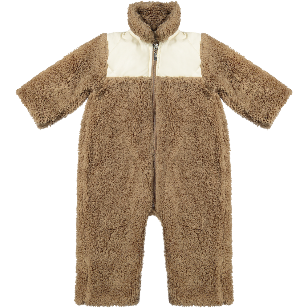 Two You Label sam teddy onesie brown