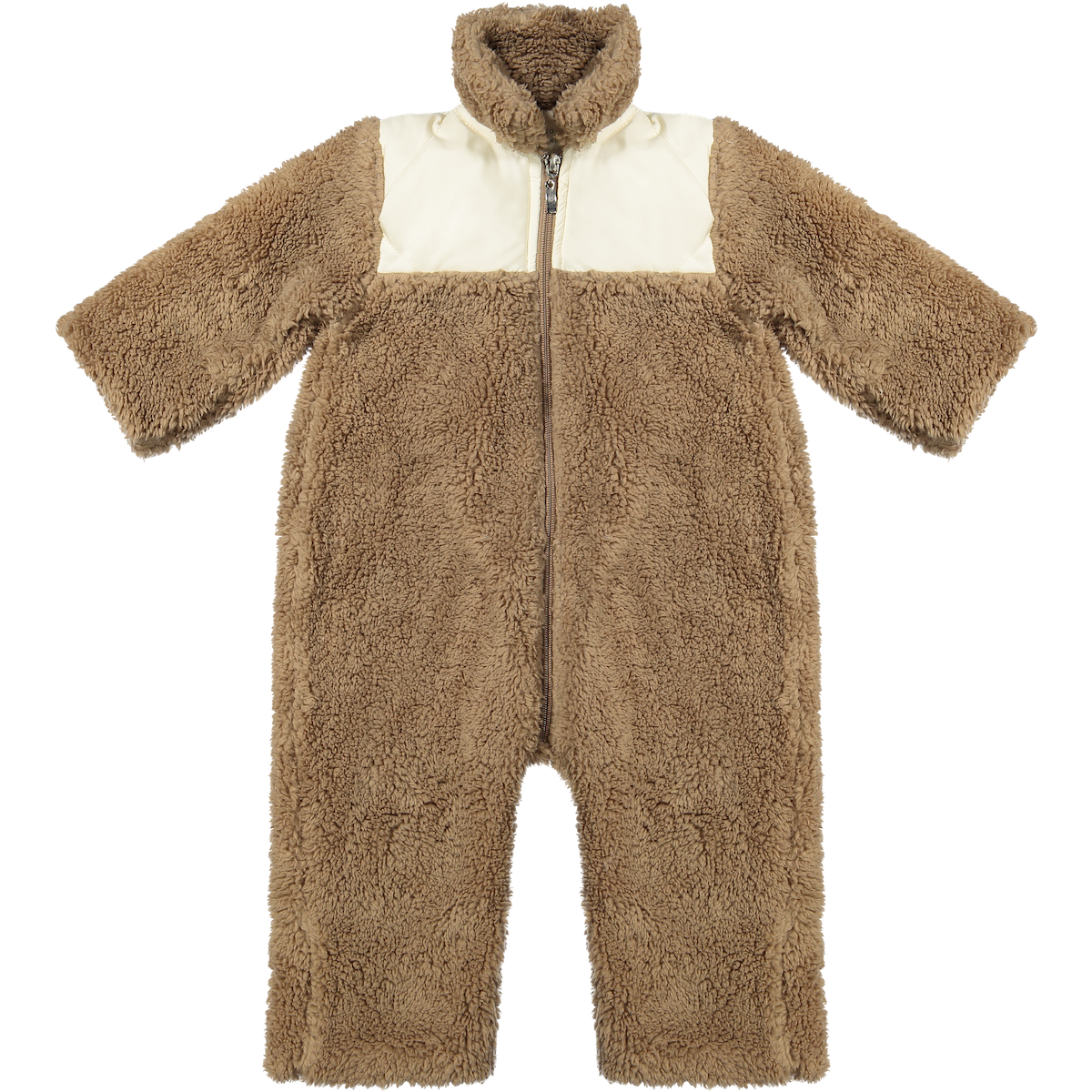 Two You Label sam teddy onesie brown