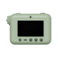 Is jouw kindje gek op het maken van foto's? Dan is deze zoo print camera in dino green van het merk The Zoofamily een absolute must have! Met deze coole camera kan je kleintje foto's maken die direct worden uitgeprint. VanZus