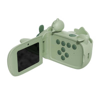 Maakt jouw kindje graag video's? Laat al zijn of haar avonturen vastleggen met deze geweldige zoo video camera in dino green van het merk The Zoofamily.  Deze videocamera is speciaal ontworpen voor jonge ontdekkers. VanZus