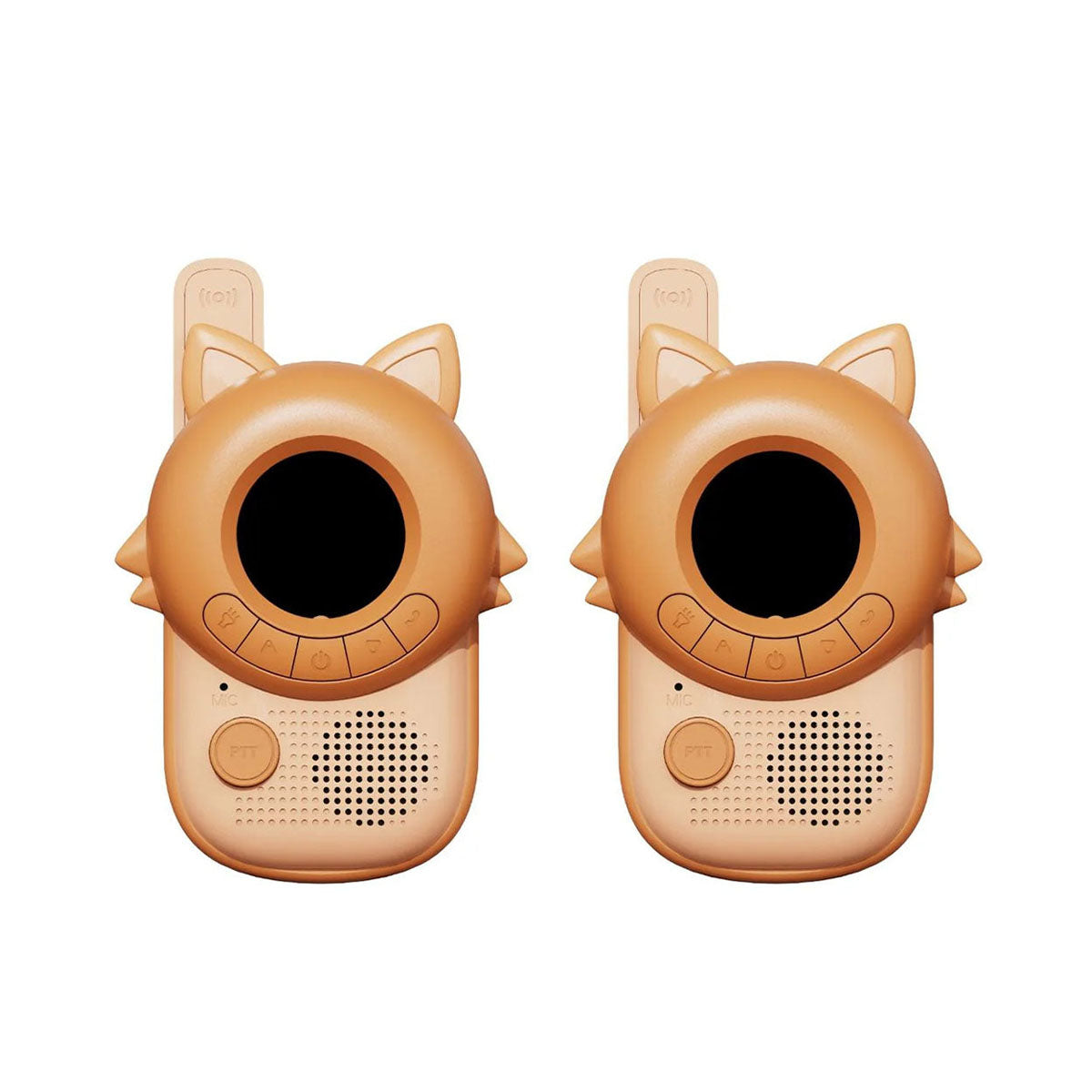 Zorg voor uren speelplezier bij je kindje met deze geweldige zoo walkie talkie fox x fox set van het merk The Zoofamily! Deze schattige walkietalkie hebben een vossen design en dagen de verbeelding en creativiteit van je kind uit. VanZus