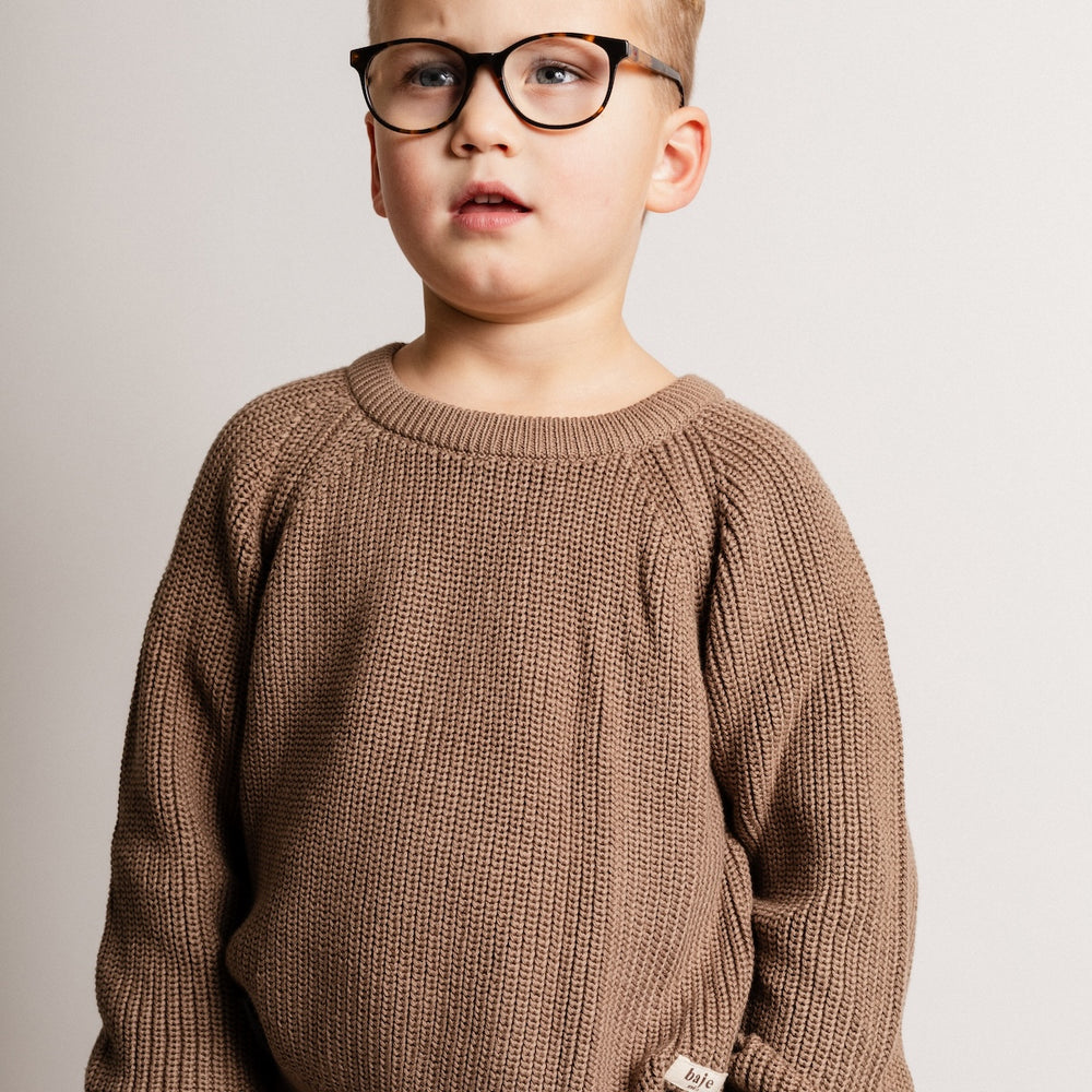 Baje Studio thun trui brown cacao