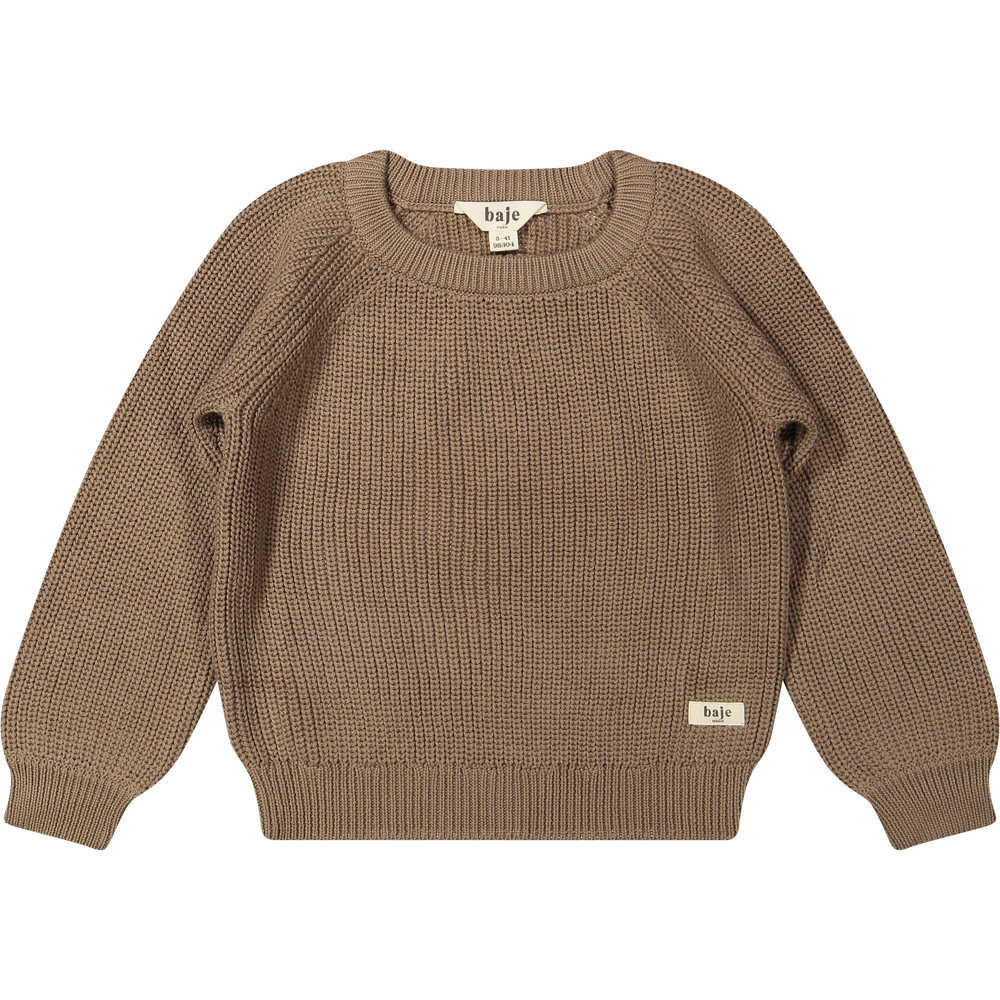 Baje Studio thun trui brown cacao