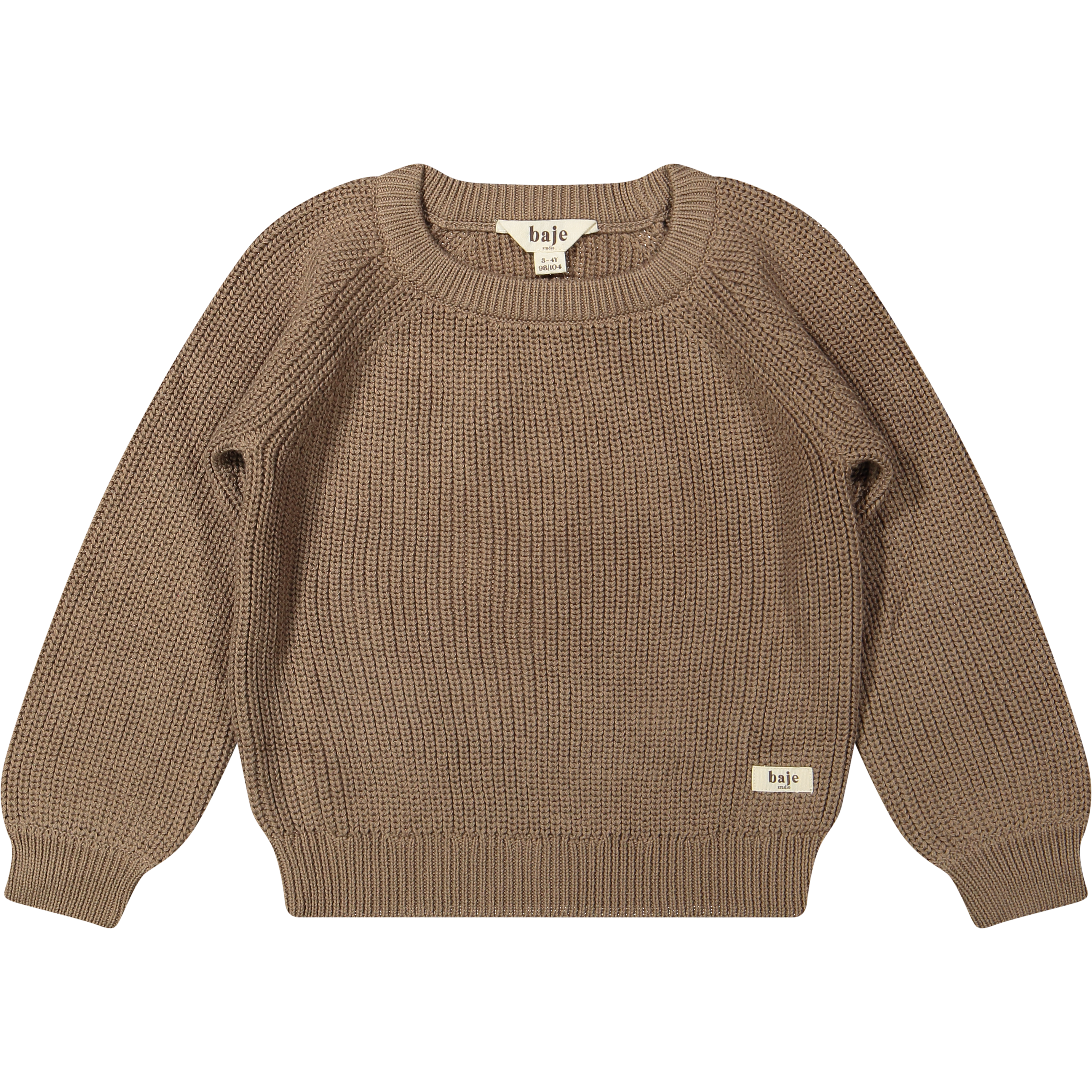 Baje Studio thun trui brown cacao