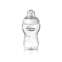 De Tommee Tippee babyfles 340 ml 2 stuks uit de closer to nature lijn, zijn flessen voor baby's vanaf 3 maanden. De flesspeen bootst de borst na en de easi-vent laat lucht ontsnappen. Inhoud: 340 ml. Vanaf 3+ maand. VanZus.