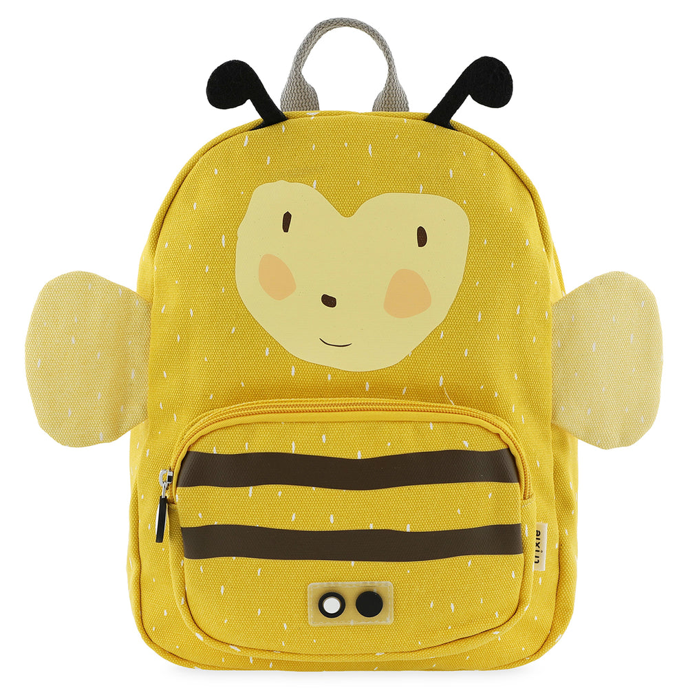 Met de Trixie Mrs. Bumblebee rugzak medium is je kleintje klaar voor elk avontuur! De eerste schooldag of een leuke activiteit: in deze schooltas kan je al jouw spulletjes kwijt. VanZus.
