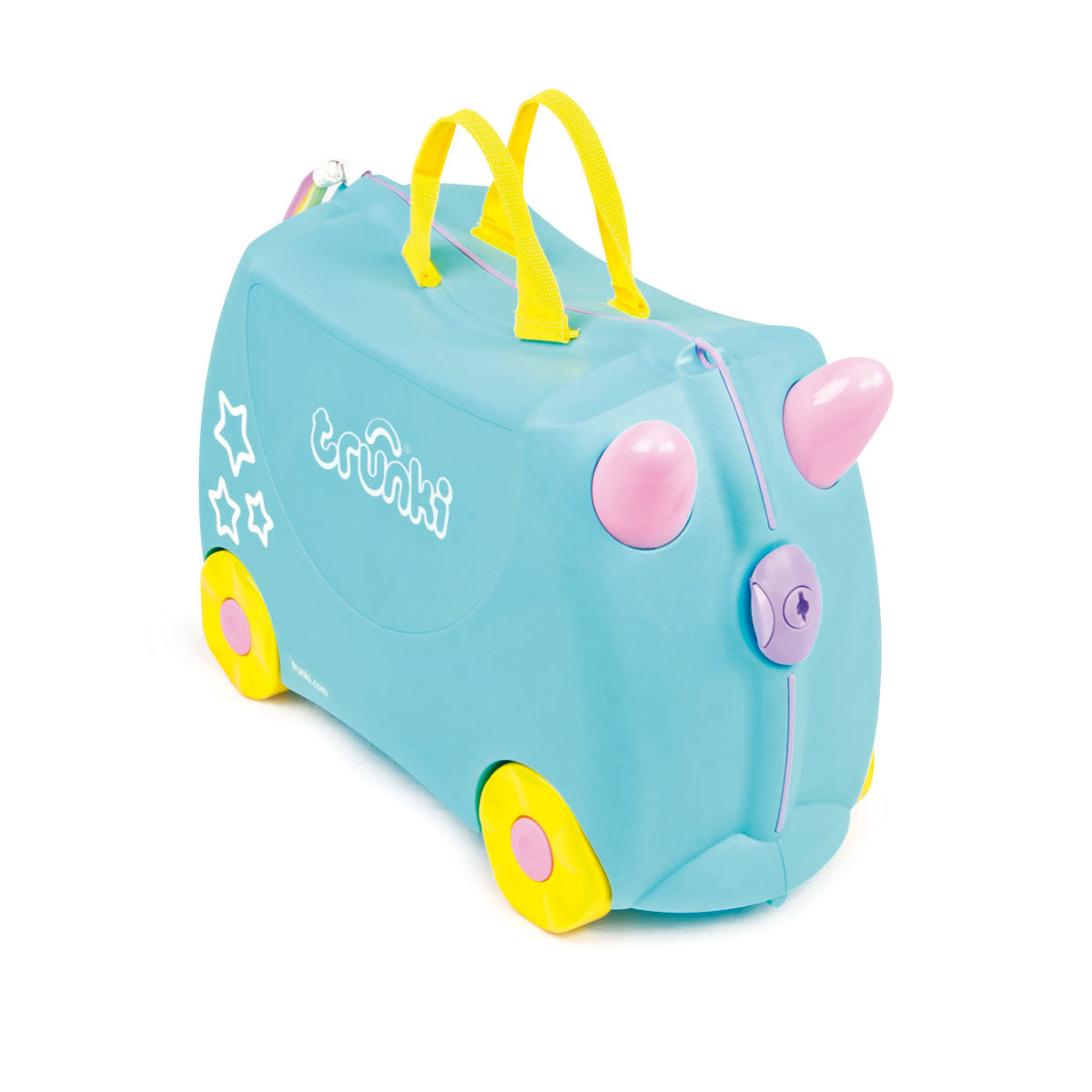 Ga je op vakantie of uit logeren? Dan neem je trunki ride on eenhoorn una mee! De koffer maakt reizen met kinderen relaxter. Zelf rijden of je kindje voorttrekken als hij of zij moe is. In verschillende soorten. VanZus