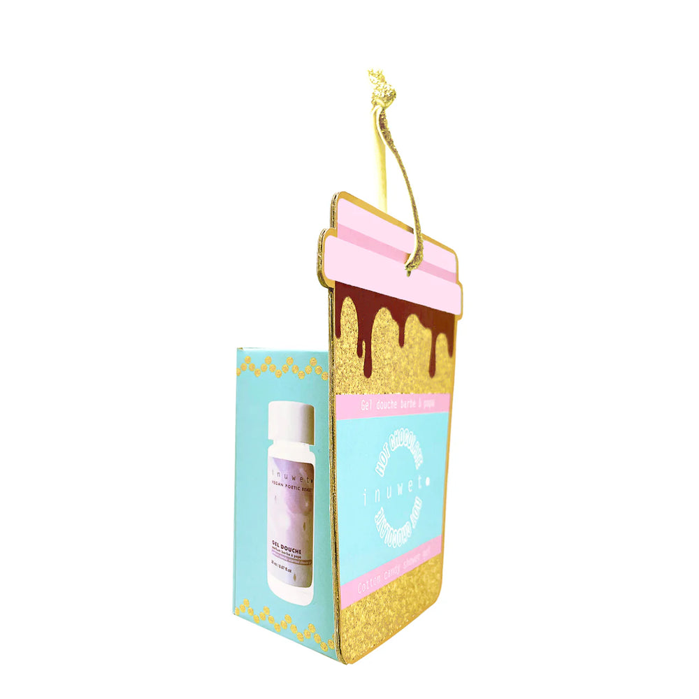 De hot chocolate santa mini douchegel van Inuwet is een ideaal feestdagen cadeau! Met een heerlijke cotton candy geur en leuke verpakking. Perfect voor thuis of op vakantie. Verkrijgbaar in 20 ml. VanZus