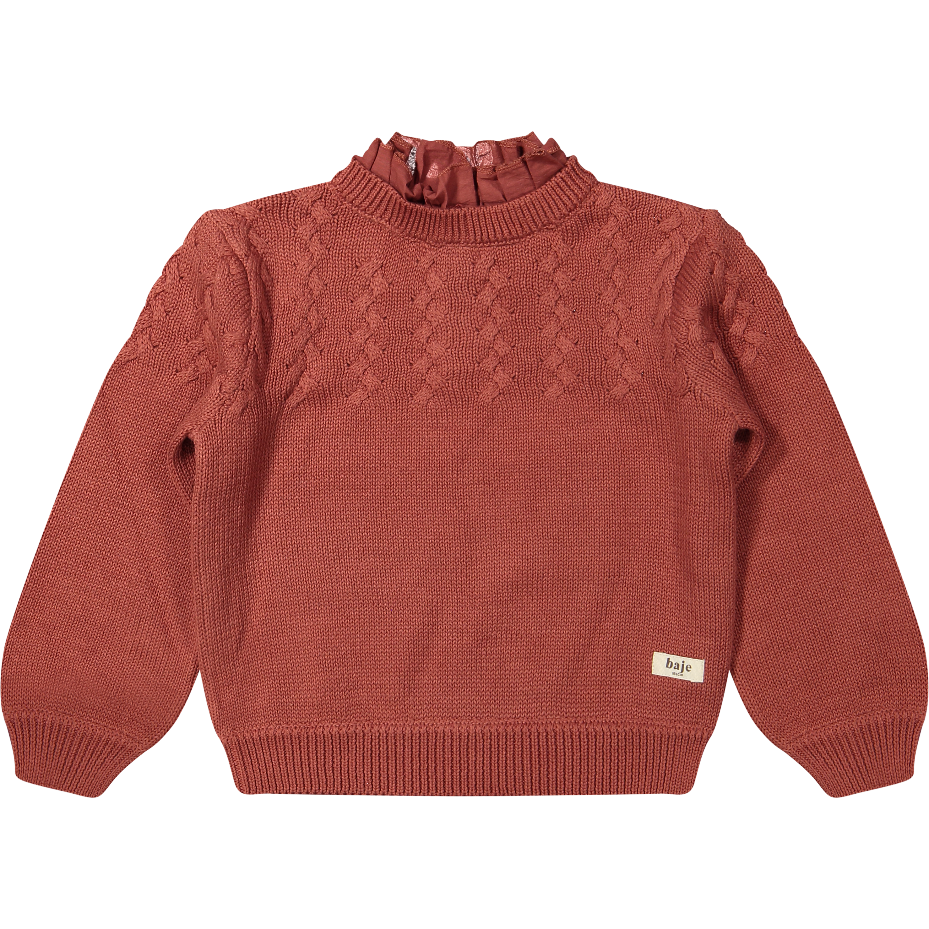 Baje Studio vallon trui red maroon