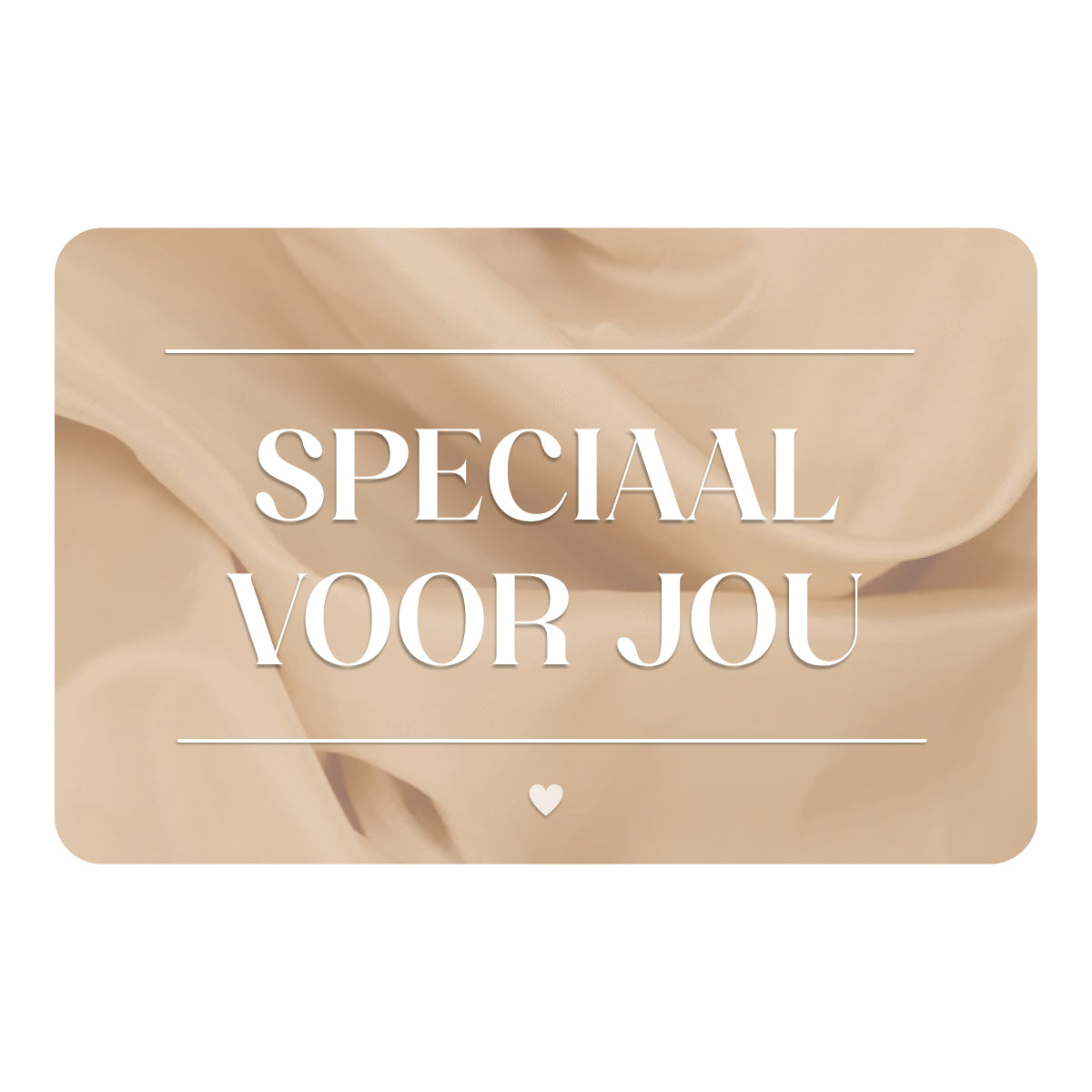 Met de digitale  cadeaubon 'Speciaal voor jou' van VanZus geef je iedereen een mooi cadeau waarmee ze zelf hun favoriete producten kunnen uitkiezen in onze webshop. VanZus