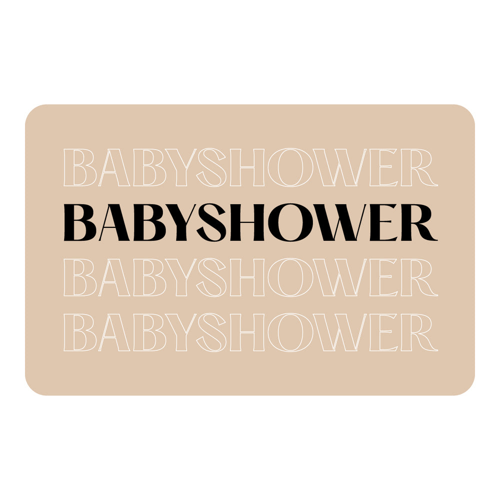 Met de digitale cadeaubon 'Babyshower' van VanZus geef je de mommy to be tijdens de babyshower een mooi cadeau waarmee ze zelf haar favoriete producten kan uitkiezen in onze webshop. VanZus