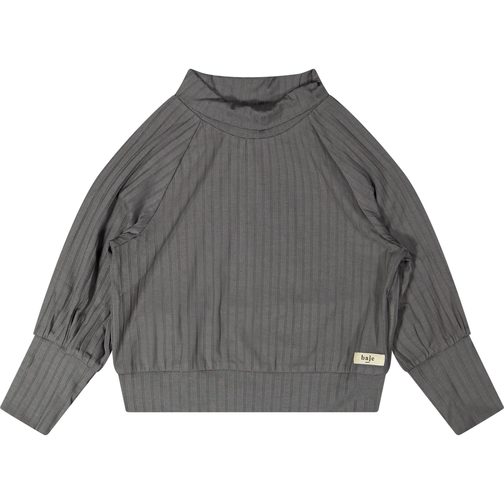 Baje Studio vevey shirt lange mouwen grey steel