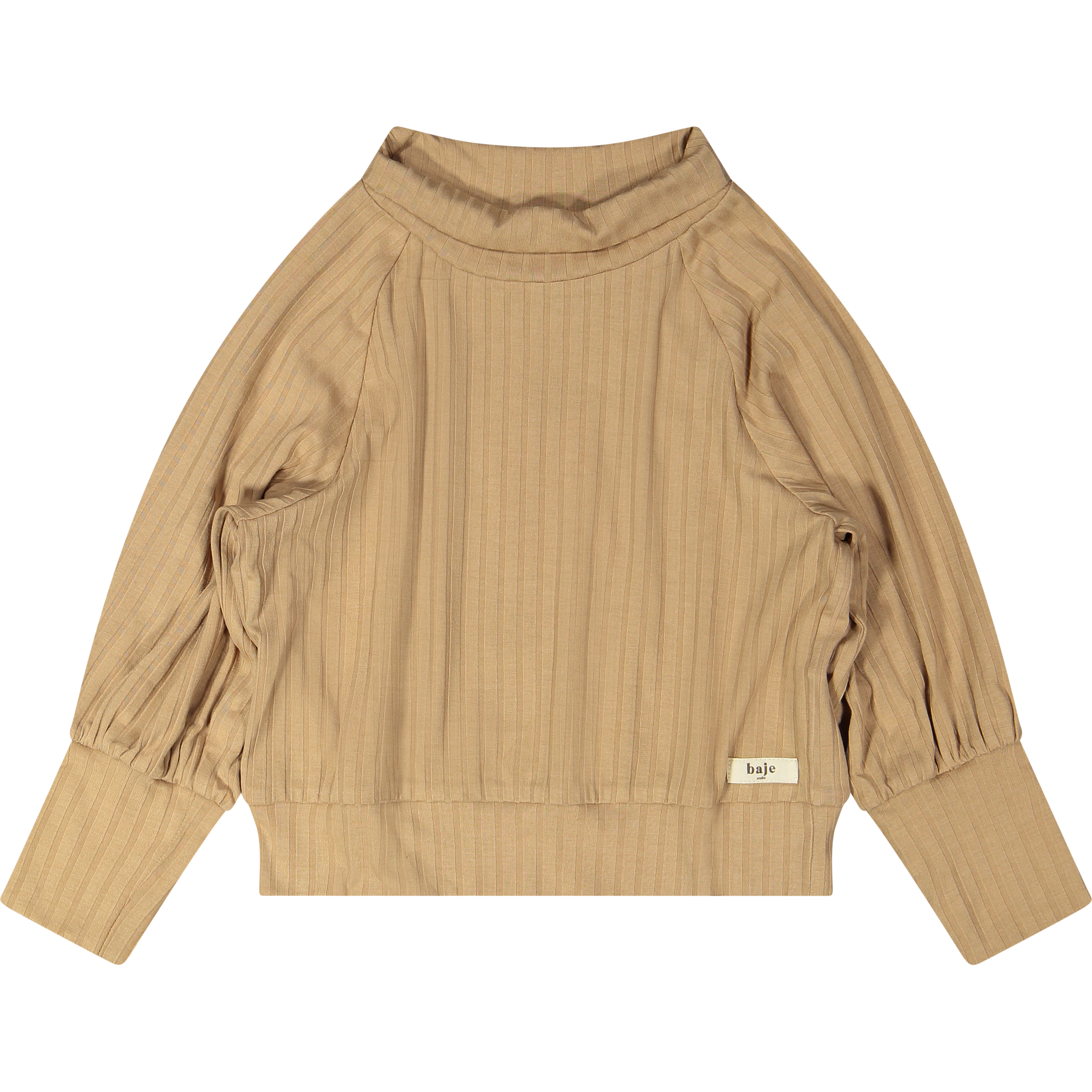 Baje Studio vevey shirt lange mouwen peach almond