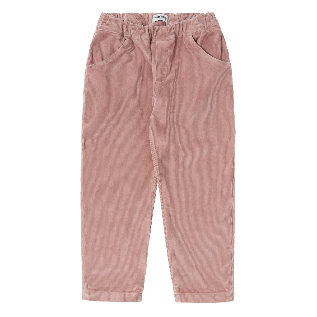 De Tocoto Vintage straight corduroy broek in de kleur rosa is een must-have voor stijlvolle kids. Stoere uitstraling met handige zakken en elastische tailleband. Comfortabel en hip! In de maten 98-140. VanZus