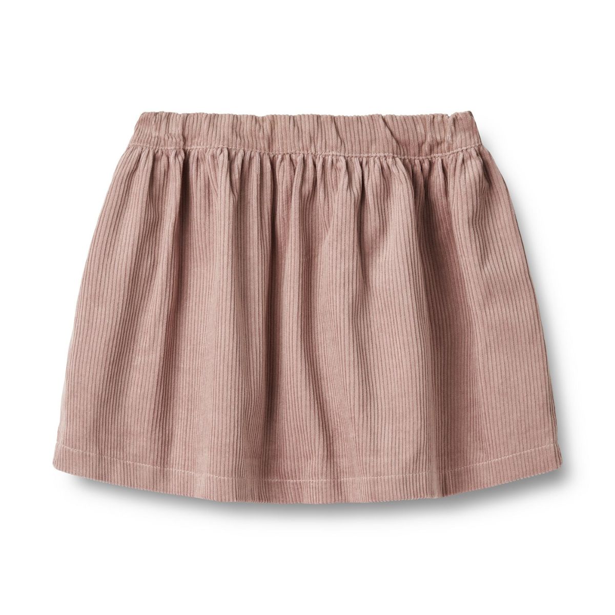 De schattige rok catty in corduroy in de kleur van dry rose van Wheat is een heerlijk rokje voor je kind! De fijne lengte tot net boven de knie, de zakken aan de zijkant, het verstelbare elastiek aan de binnenkant en de fijne kleur in corduroy maken het een heerlijk draagbaar rokje wat een tijd meegaat! 