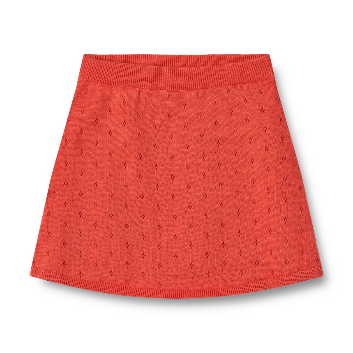 De schattige knit rok marta in de kleur candy red van Wheat is een heerlijk rokje voor je kind! VanZus