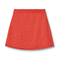 De schattige knit rok marta in de kleur candy red van Wheat is een heerlijk rokje voor je kind! VanZus