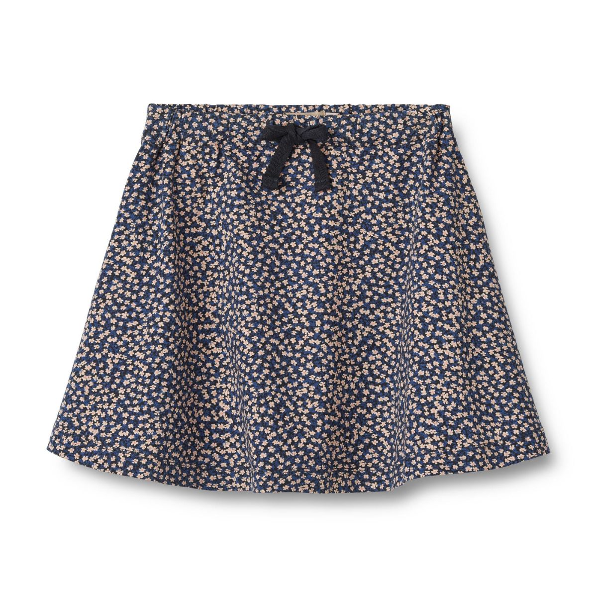 De schattige rok rosie jersey in de kleur blue flowers van Wheat is een heerlijk rokje voor je kind! VanZus